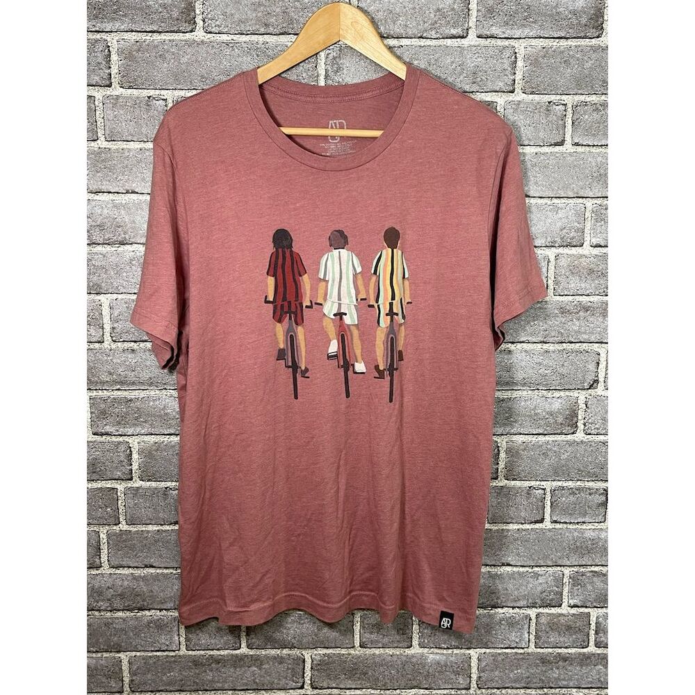 AJR Graphic T-Shirt Men's XL Red Music Cycling Short Sleeve Crew Neck